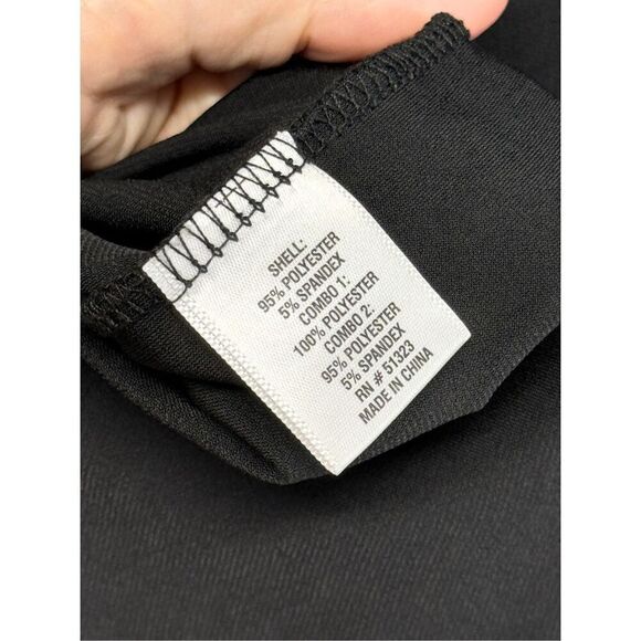 MSK Dress Size 1X Sequined Cold Shoulder Shift Bell Sleeve Knee Length NEW - Picture 11 of 11